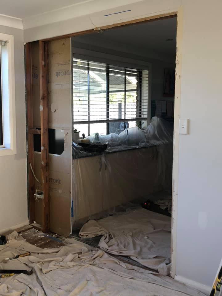 Unfinished House Wall Plastering — Greater Sydney & Blue Mountains, NSW — All Aussie Plastering & Maintenance