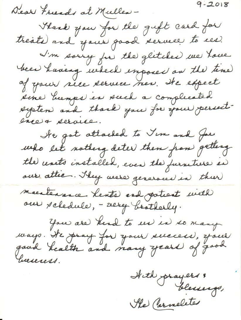 carmelite monastery testimonial