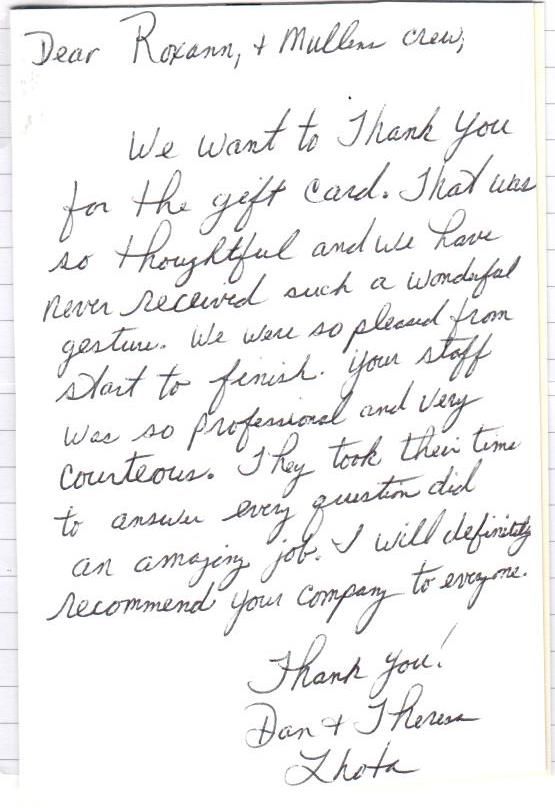 dan and theresa testimonial