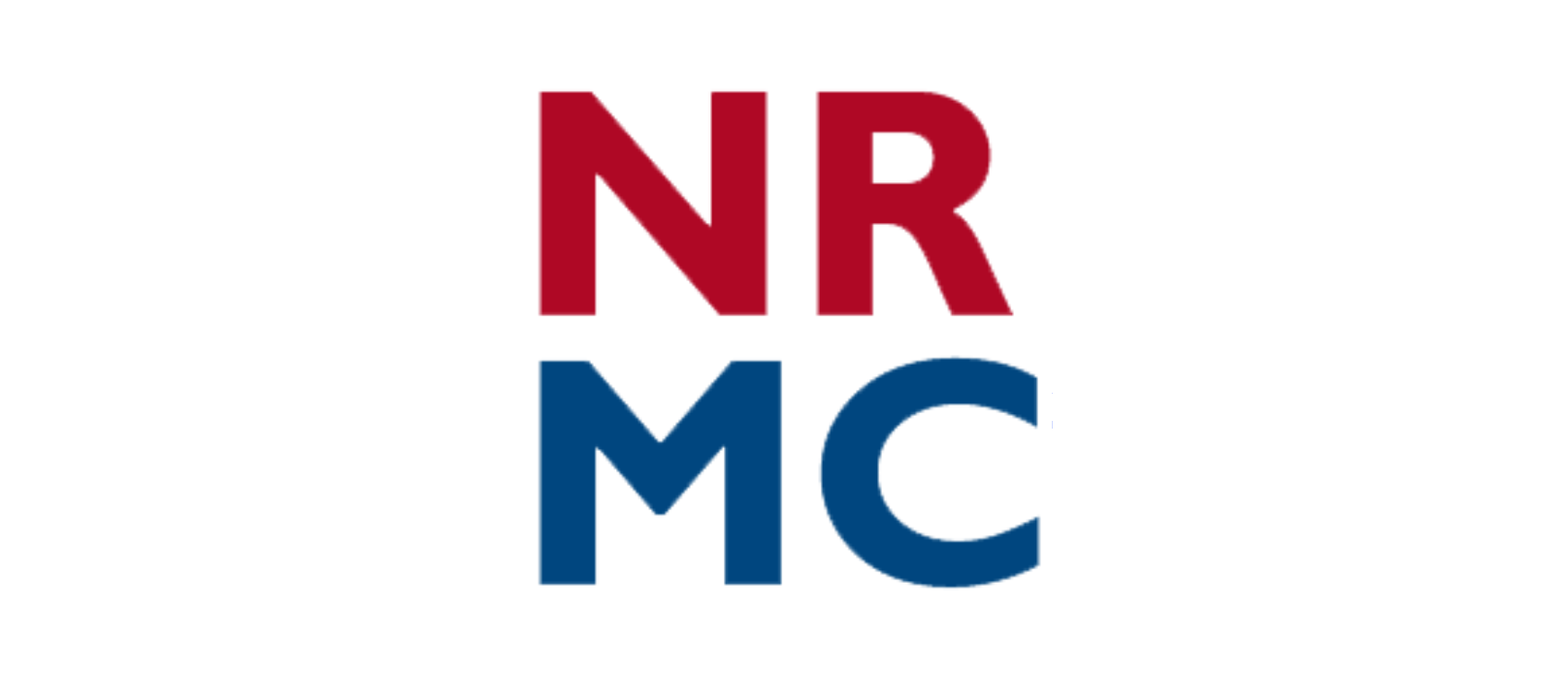 NRMC logo with red “NR” above blue “MC” on a white background