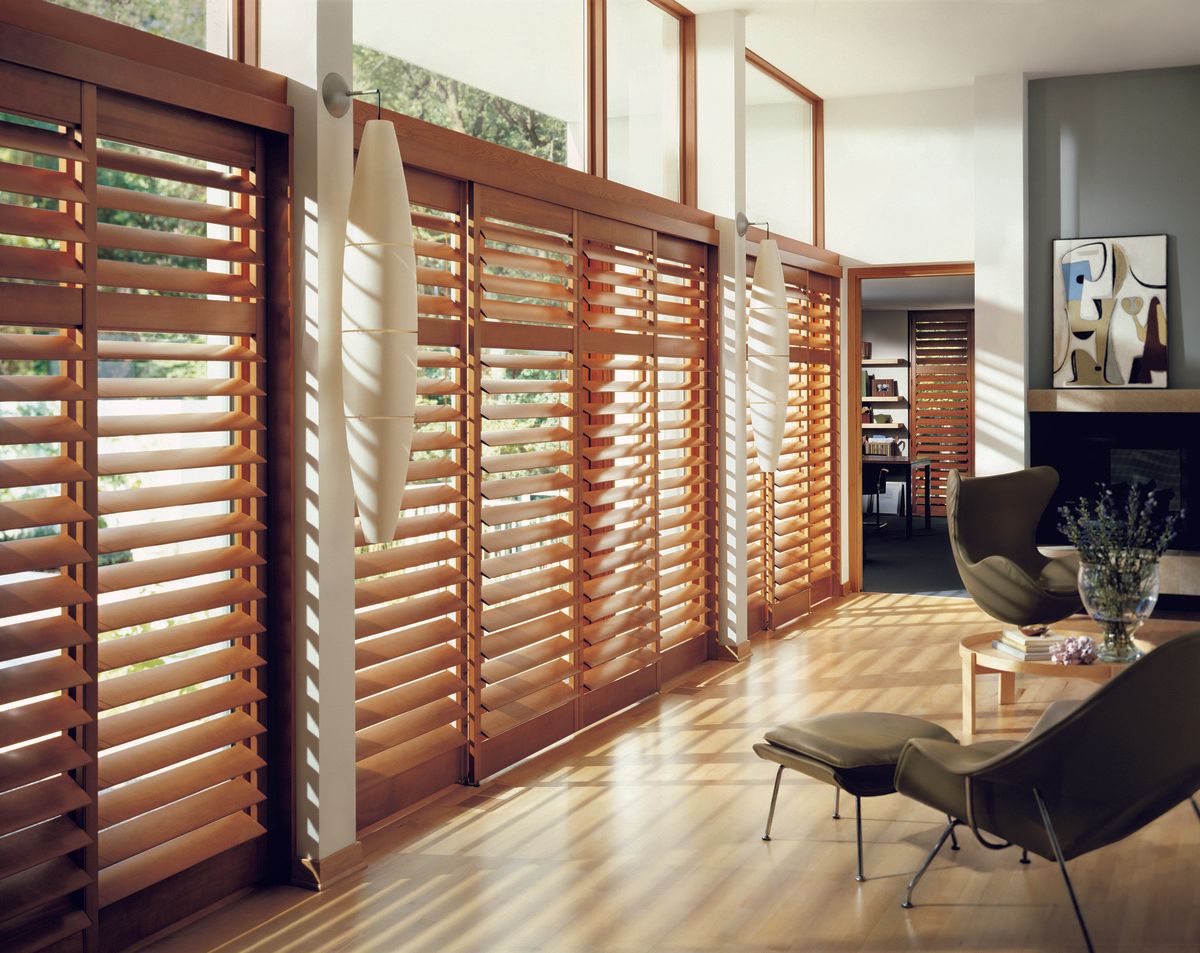 Heritance® Hardwood Shutters near Vacaville, California (CA), elegant, wood grain, The Blind Butler, Hunter Douglas