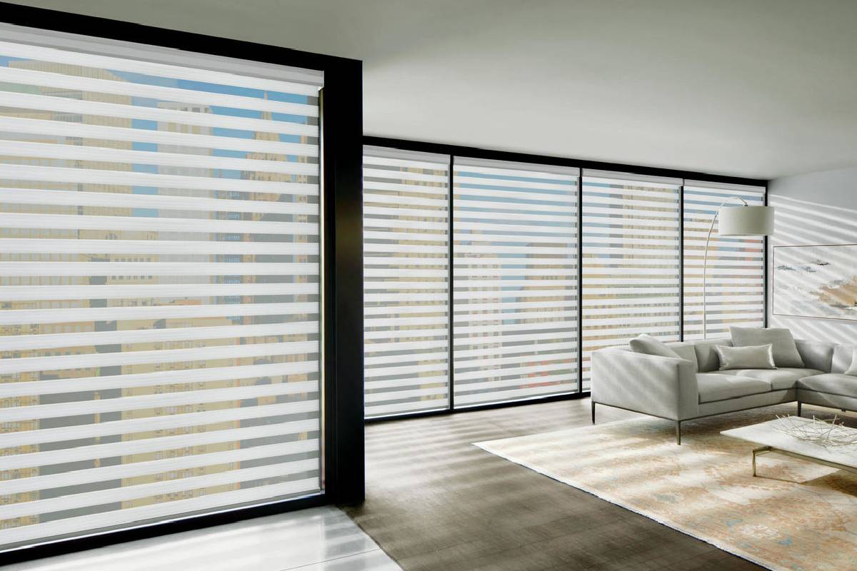 Hunter Douglas Designer Banded Shades, Roller Blinds, Roller Shades, Window Shades, near Vacaville, California (CA)