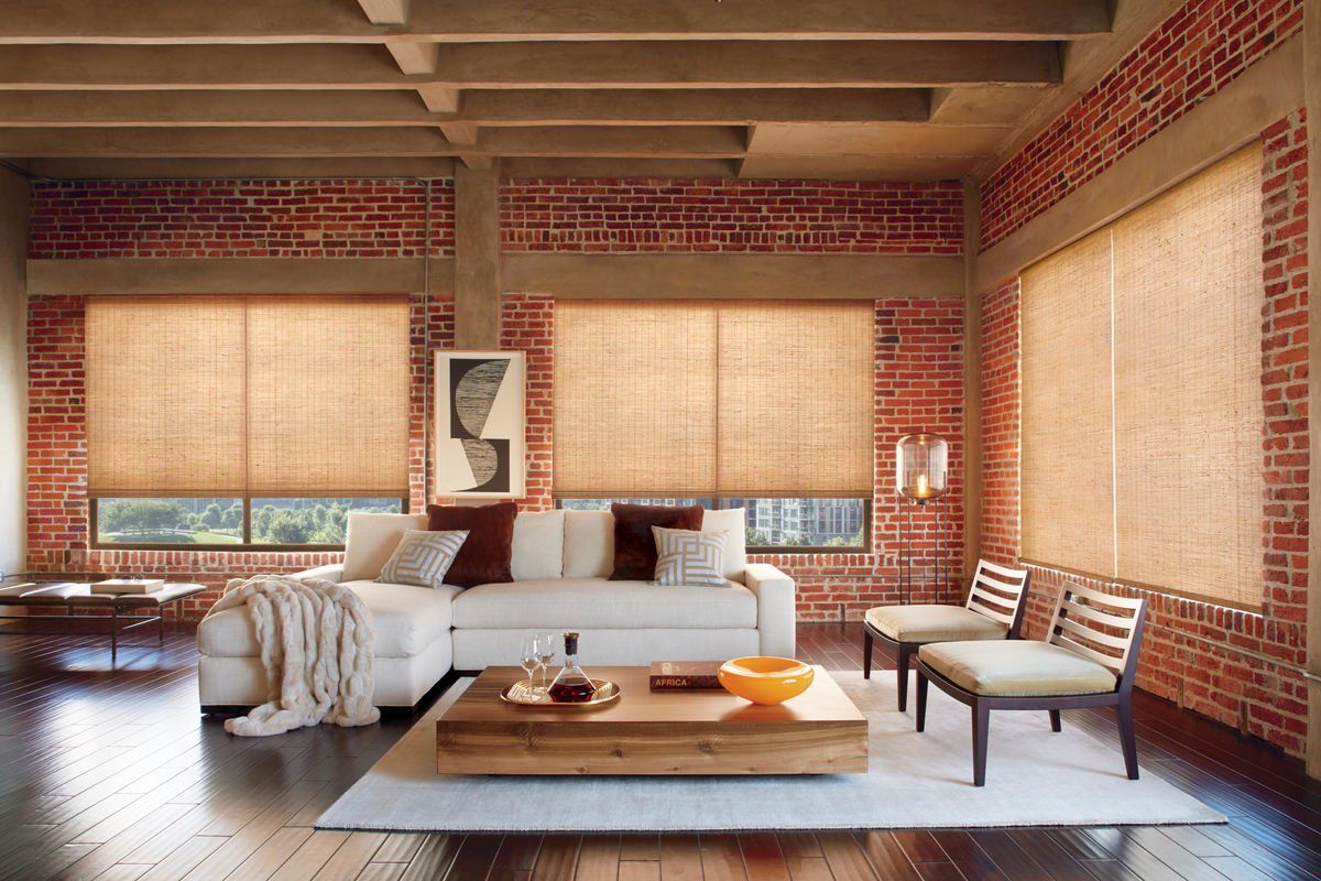 Hunter Douglas Provenance® Woven Wood Shades, wood blinds, bamboo blinds, blackout shades near Vacaville, California (CA)