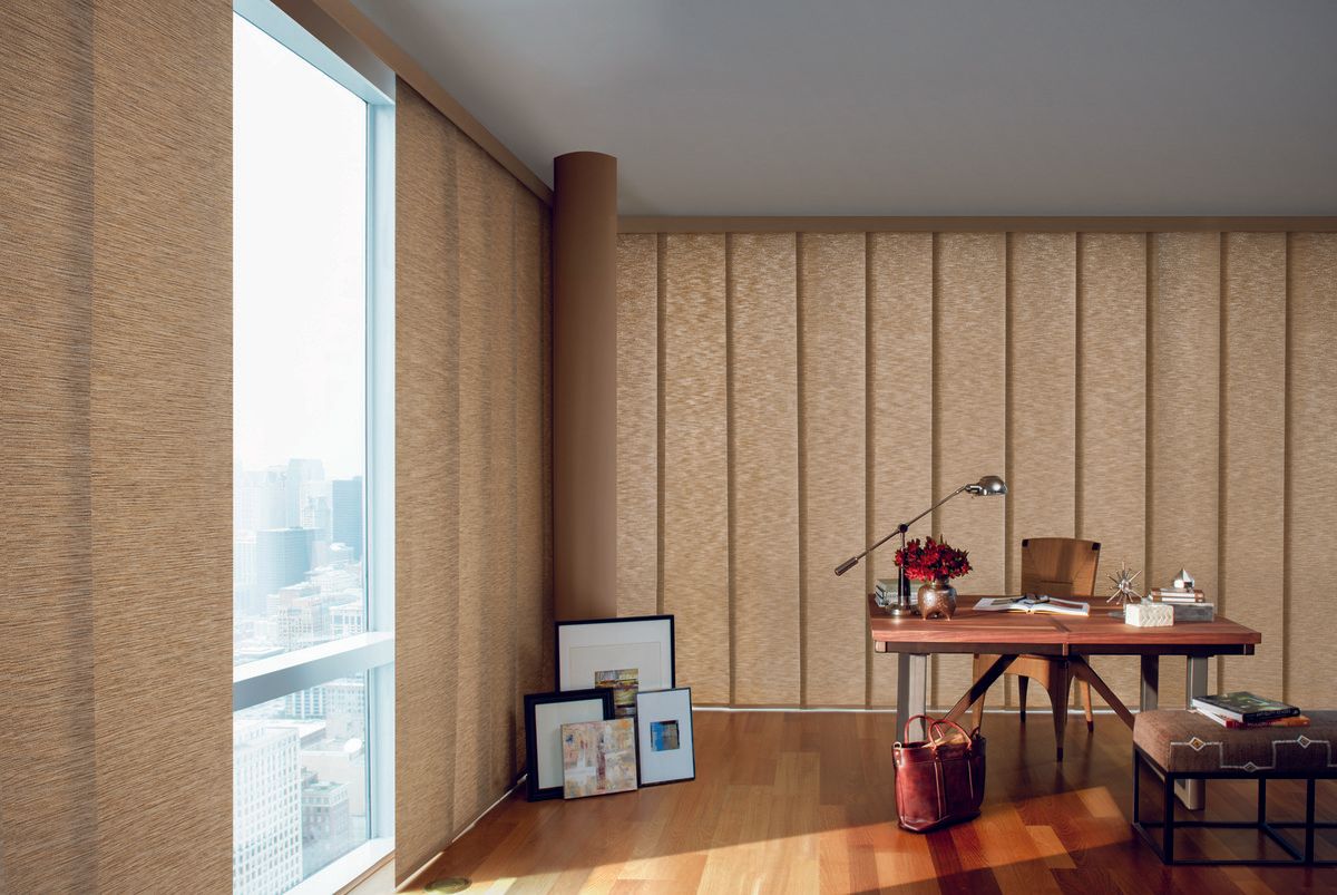 Hunter Douglas Skyline® Gliding Window Panels, vertical blinds, vertical shades, window treatments near Vacaville, California (CA)