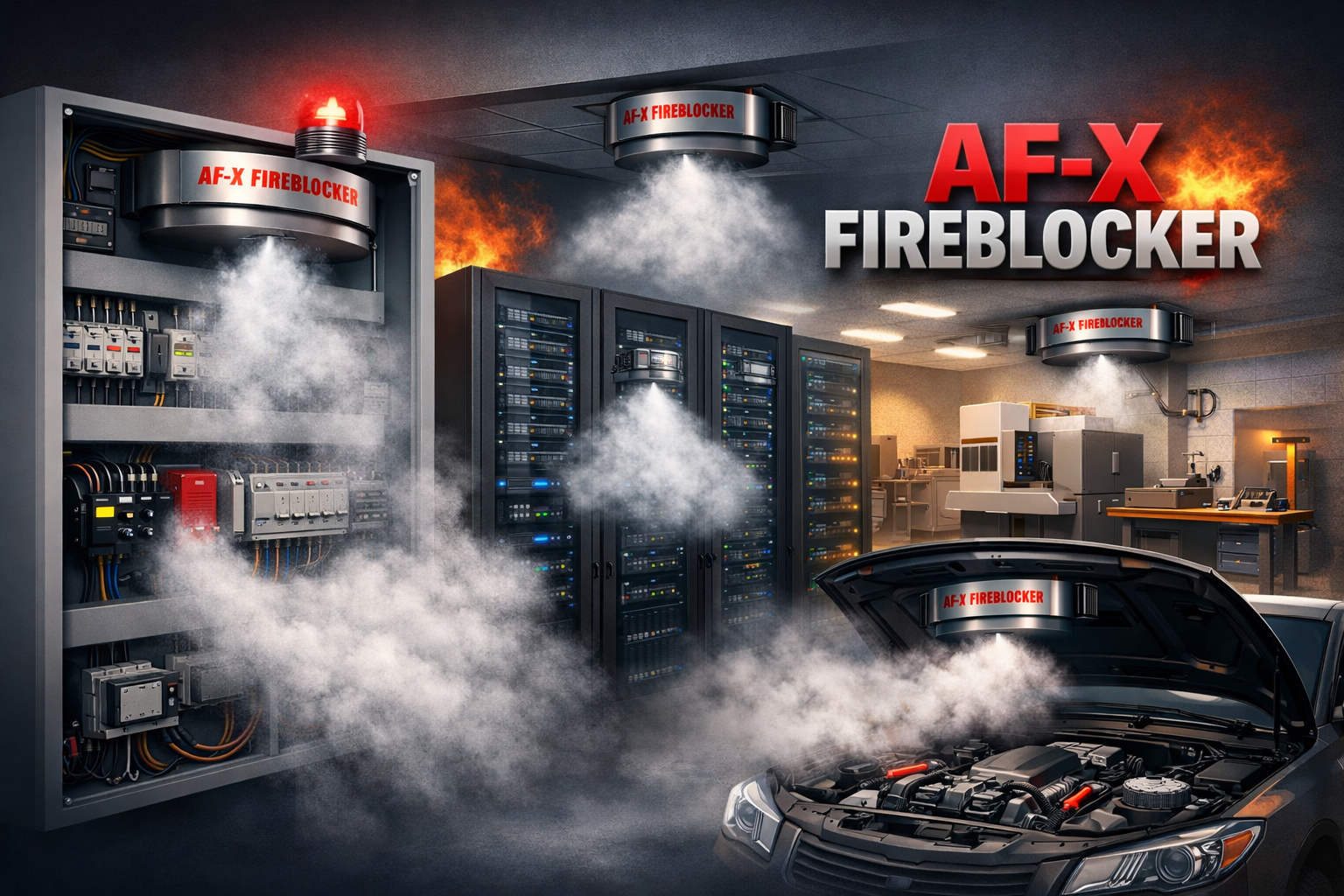 Fire Knock Out | Exclusieve AF-X Fireblocker Distributeur Nederland