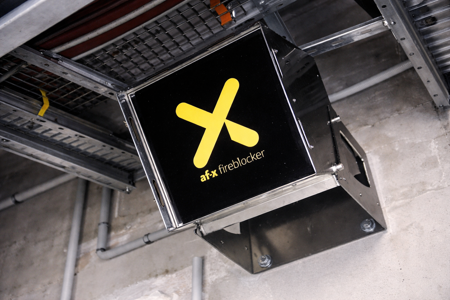 Garage beschermen met af-x fireblocker aerosol blussysteem
