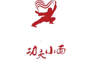 Red martial arts figure logo above Chinese characters on a white background