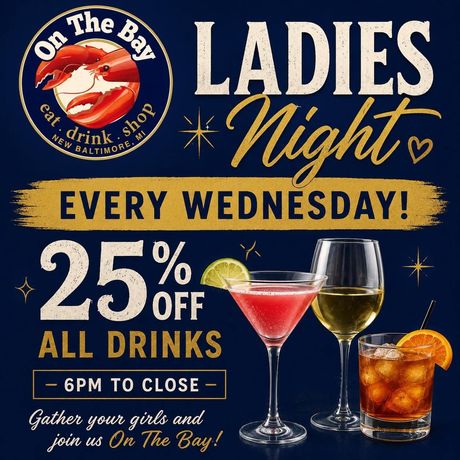 Restaurant ad for “Two for Tuesday” drink specials with three colorful frozen drinks and 2-for-1 pricing.