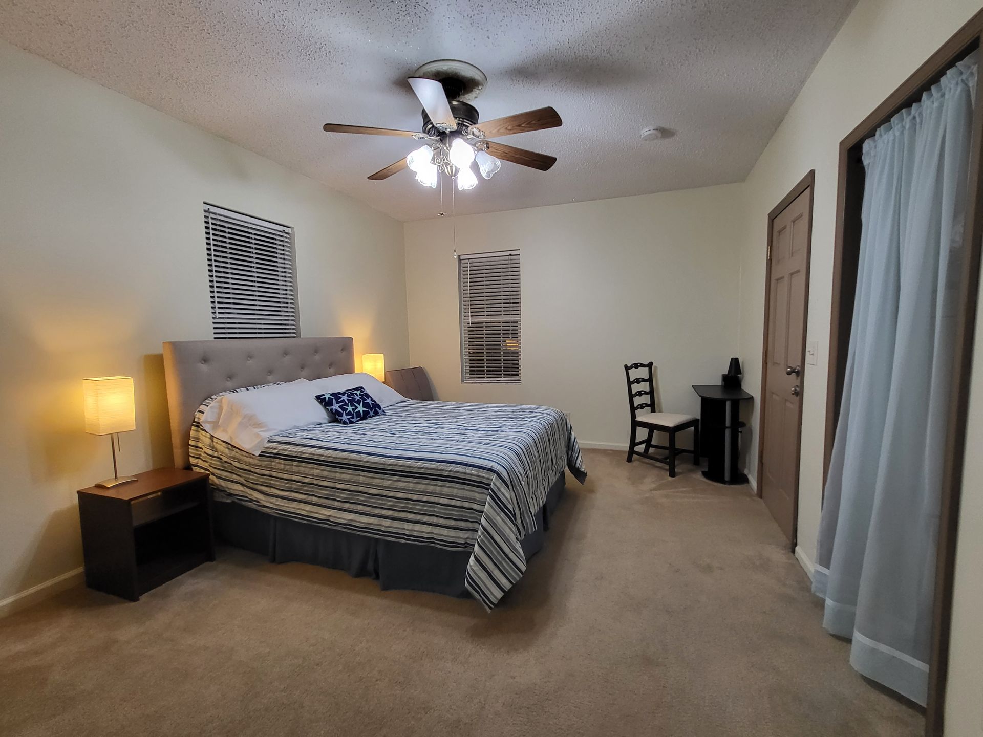 Bedroom at Osprey suite.