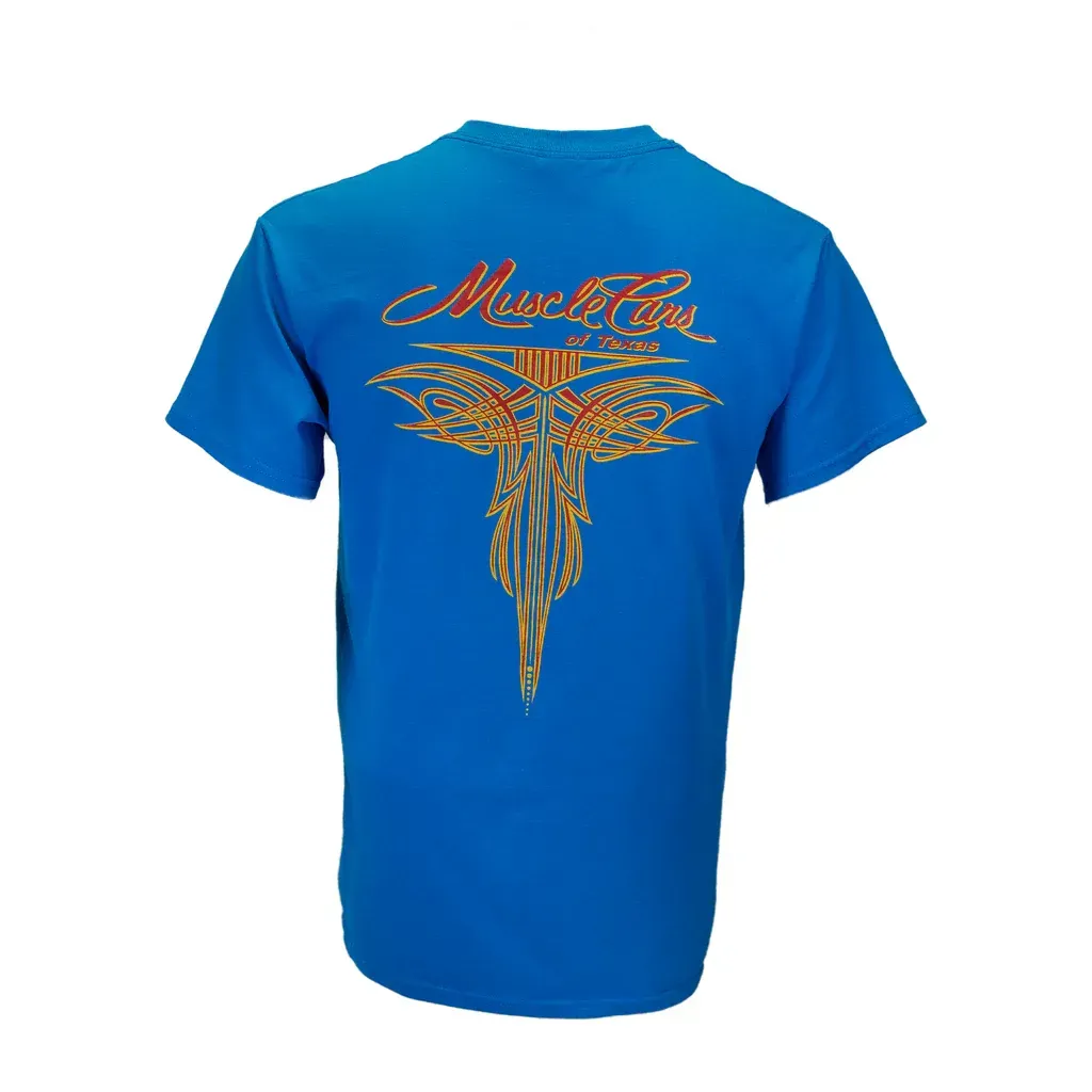 Blue t-shirt with 