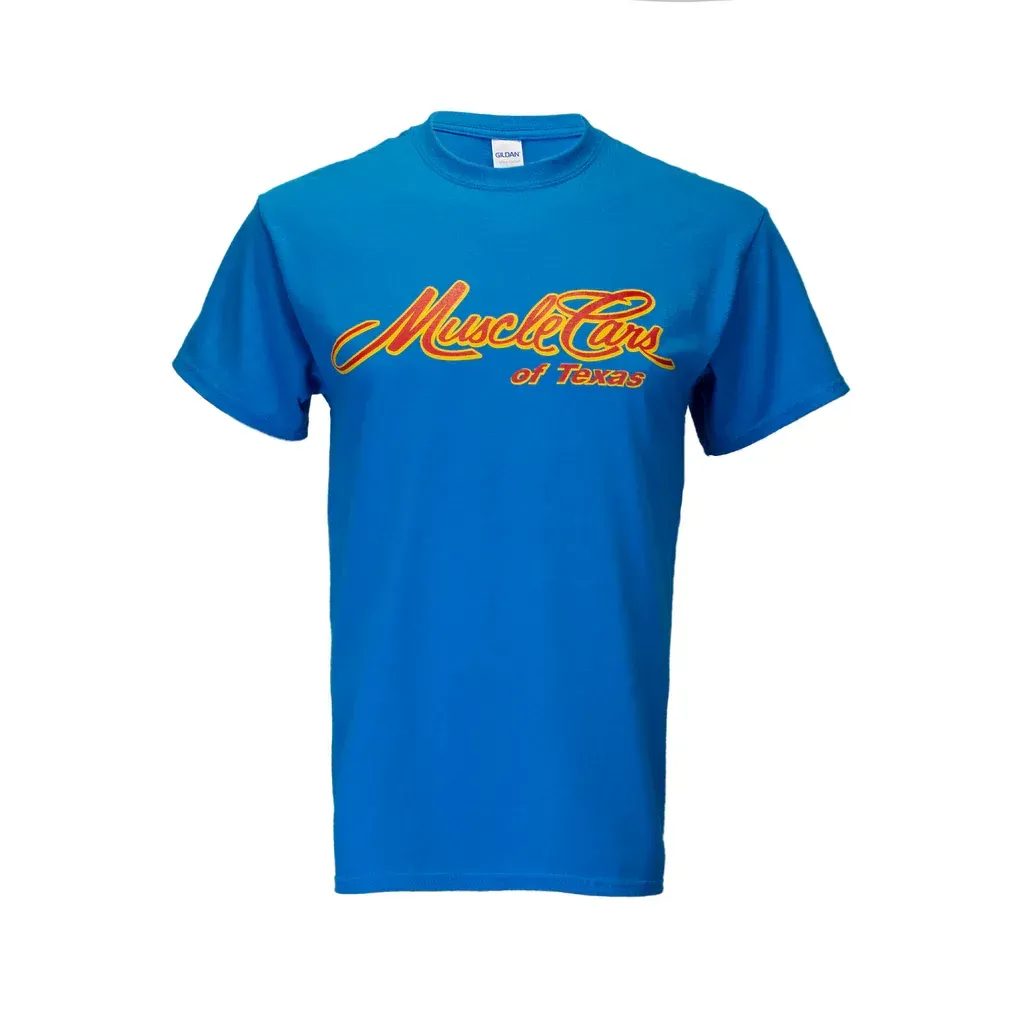 Blue t-shirt with 
