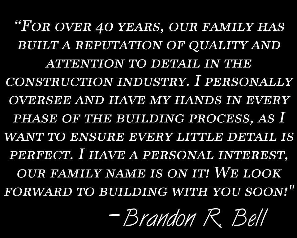 A quote by brandon r bell is on a black background.