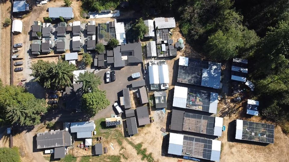 An aerial view of Critter Care