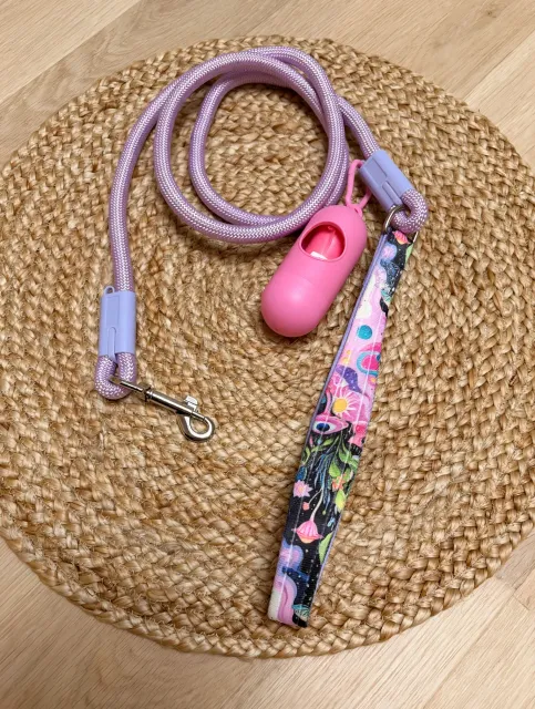 Collar y correa de cuero