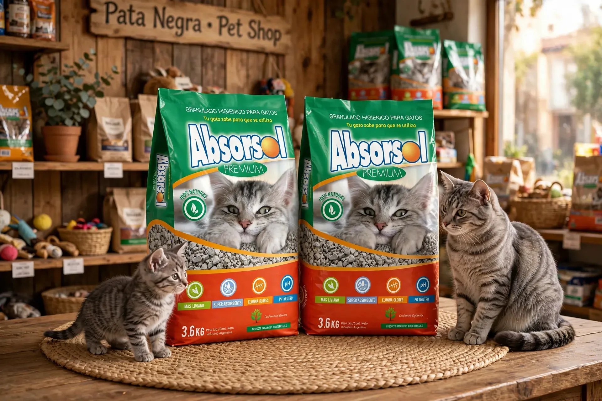 PACK AHORRO MES --- Piedras ABSORSOL x 7.2 kg