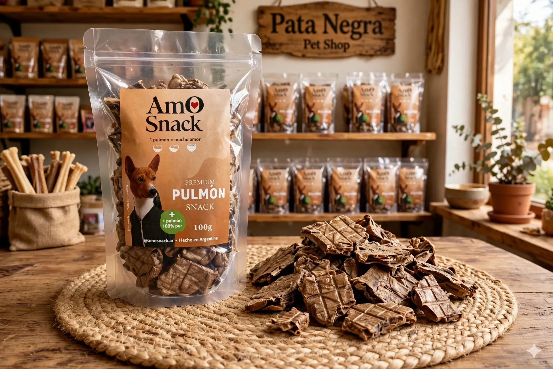 Pulmón Natural Para Perros 100gr