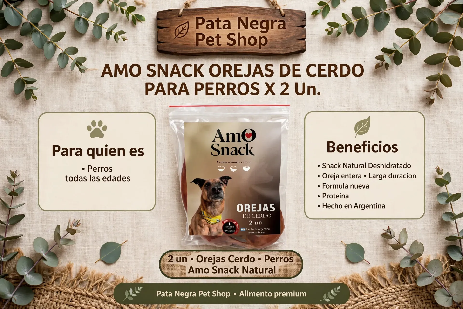 Orejas de Cerda (Pack 2 unidades)