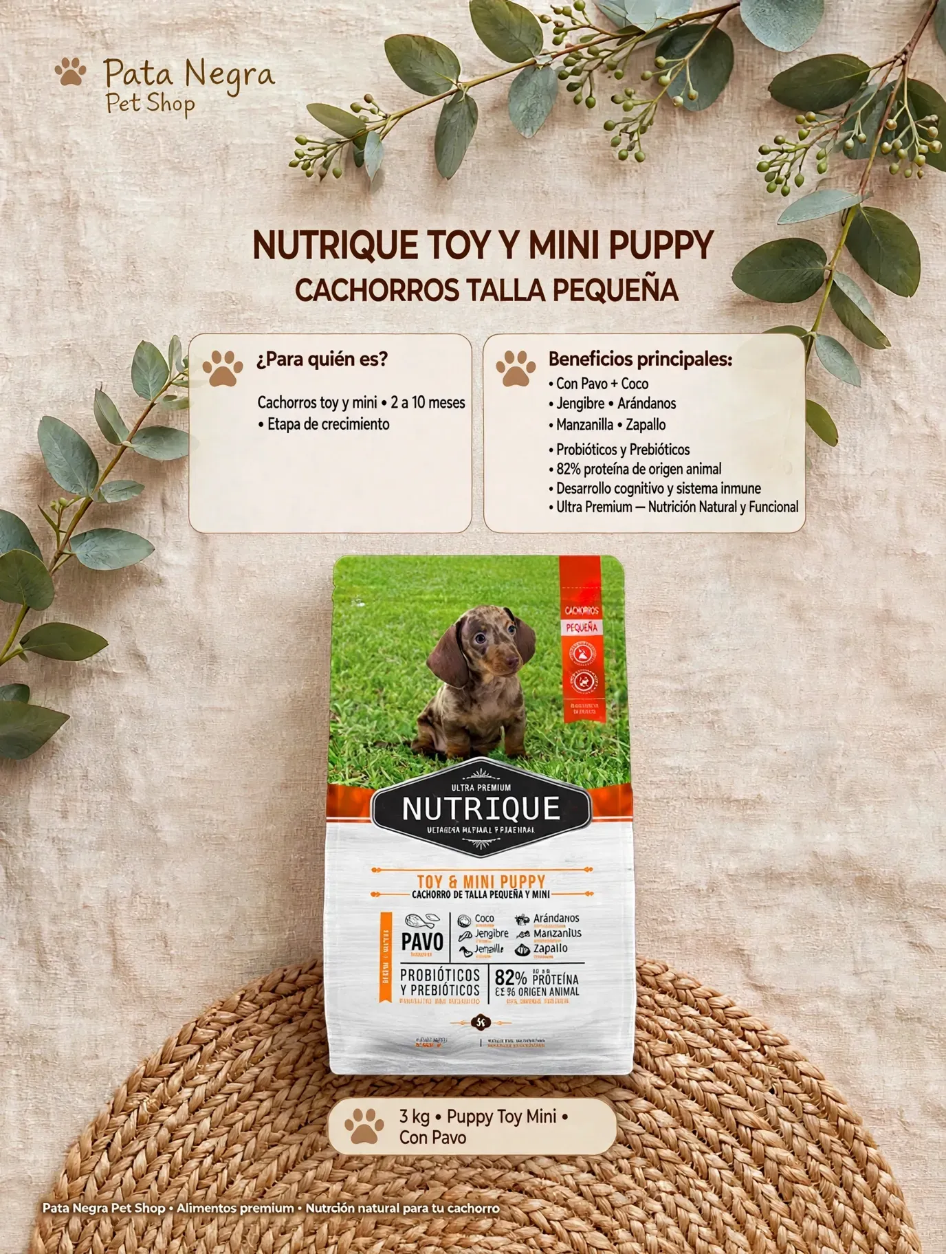 Nutrique Toy y Mini Puppy