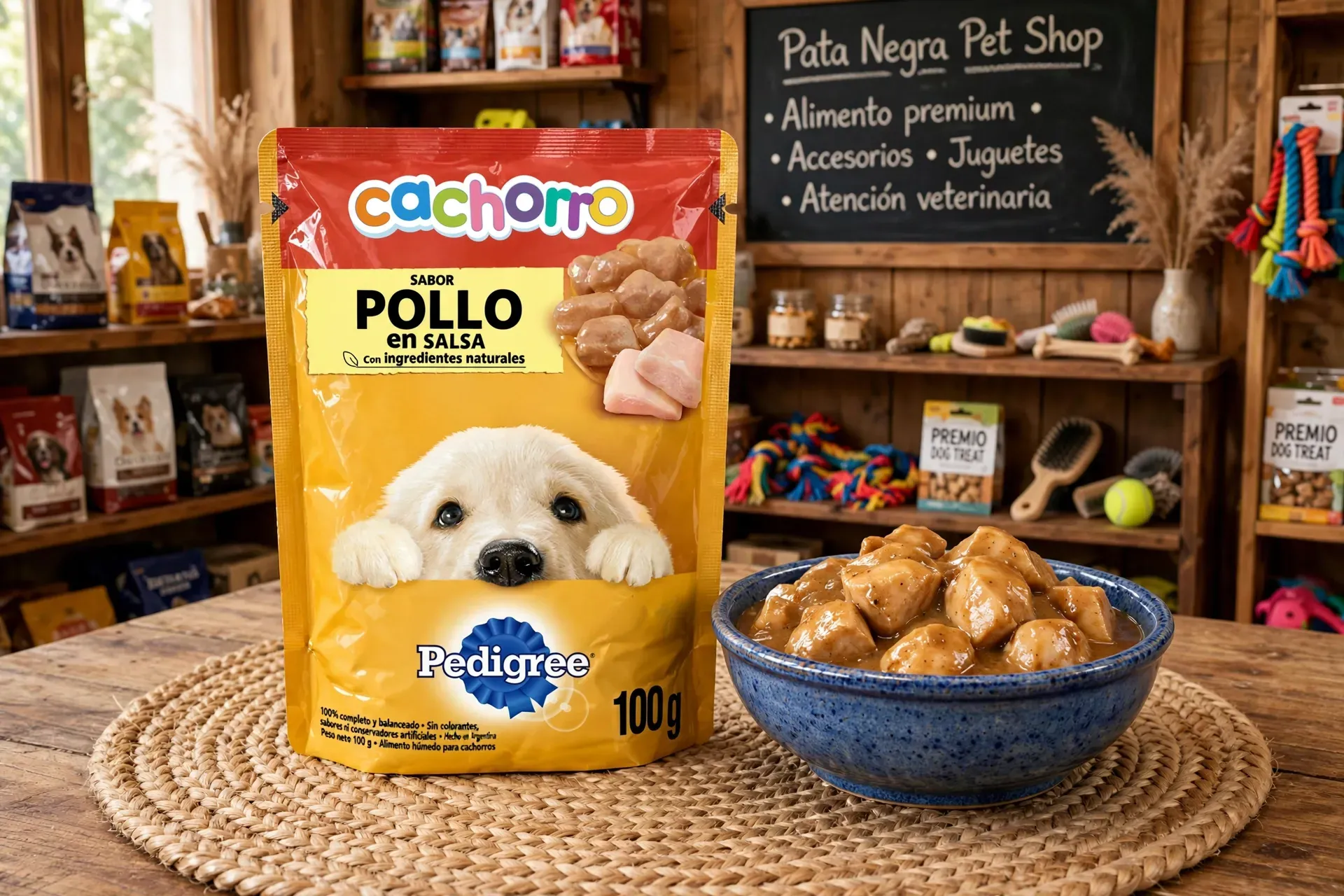 Pouch Cachorro Pedrigree - Pollo