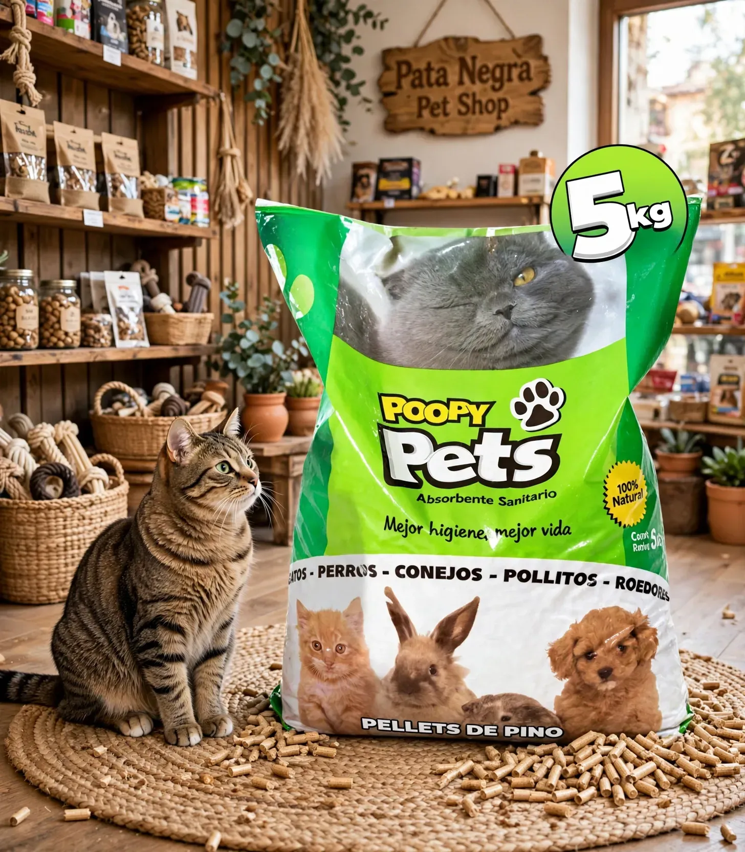 POPPY PETS (pellets Madera) 5 kg