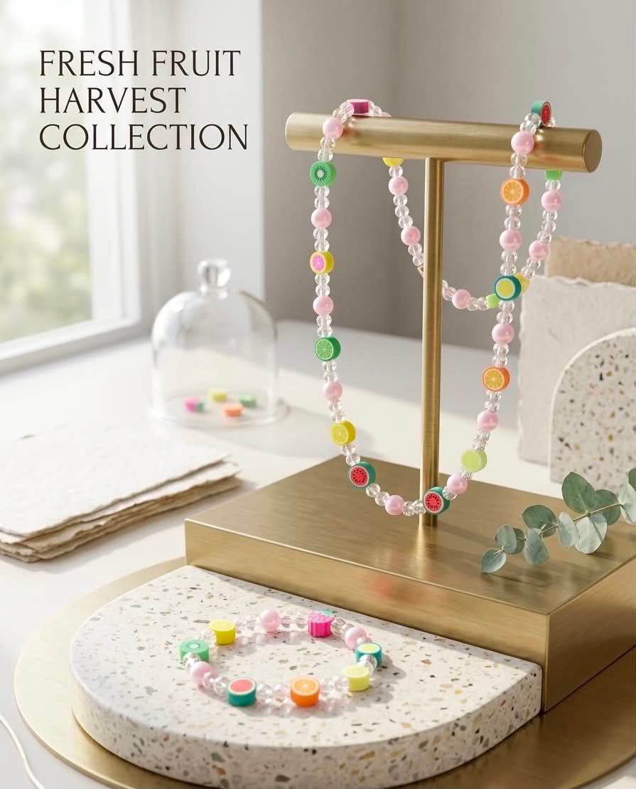 American Girl Loveable Fruits Necklace & Bracelet (Harvest Collection)