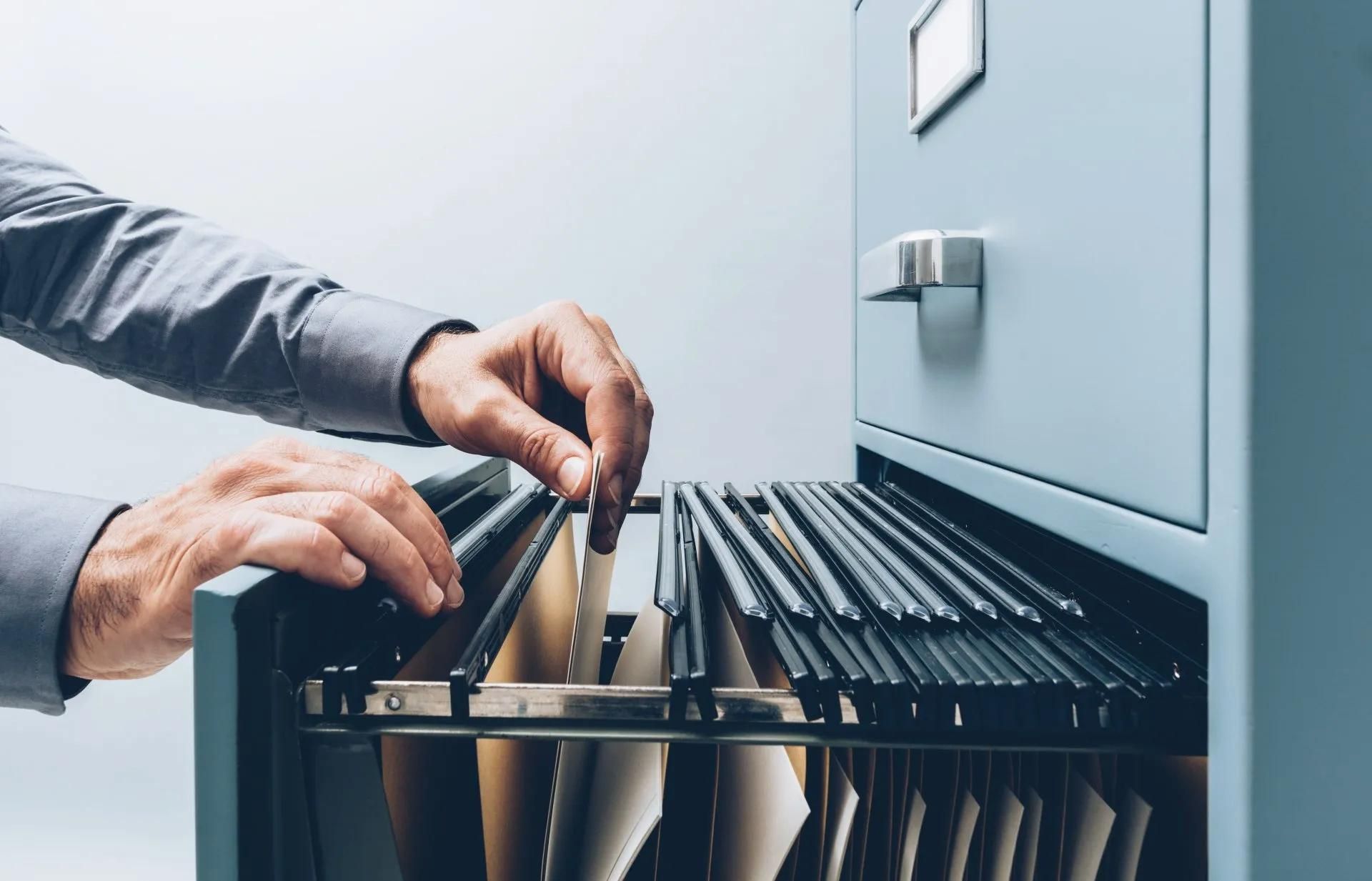 Person Looking For Property Documents For Conveyancing In Newcastle
