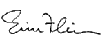 A close up of a person 's signature on a white background.