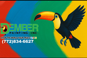 Professional painting team providing services at Fort Pierce, FL home