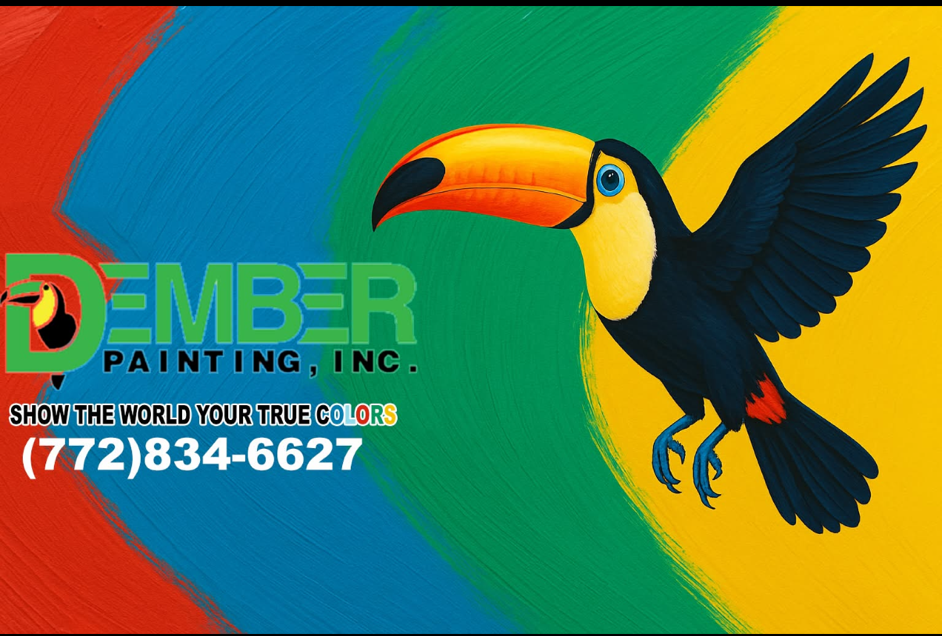 Professional painting team providing services at Fort Pierce, FL home