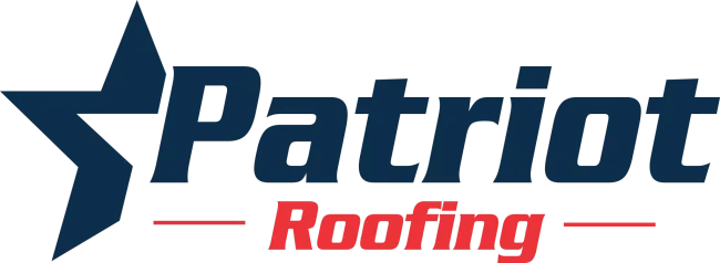 The patriot roofing logo has a star on it.