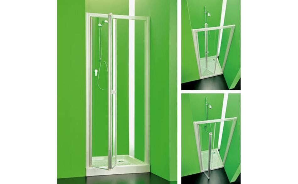 box doccia con profilo in alluminio