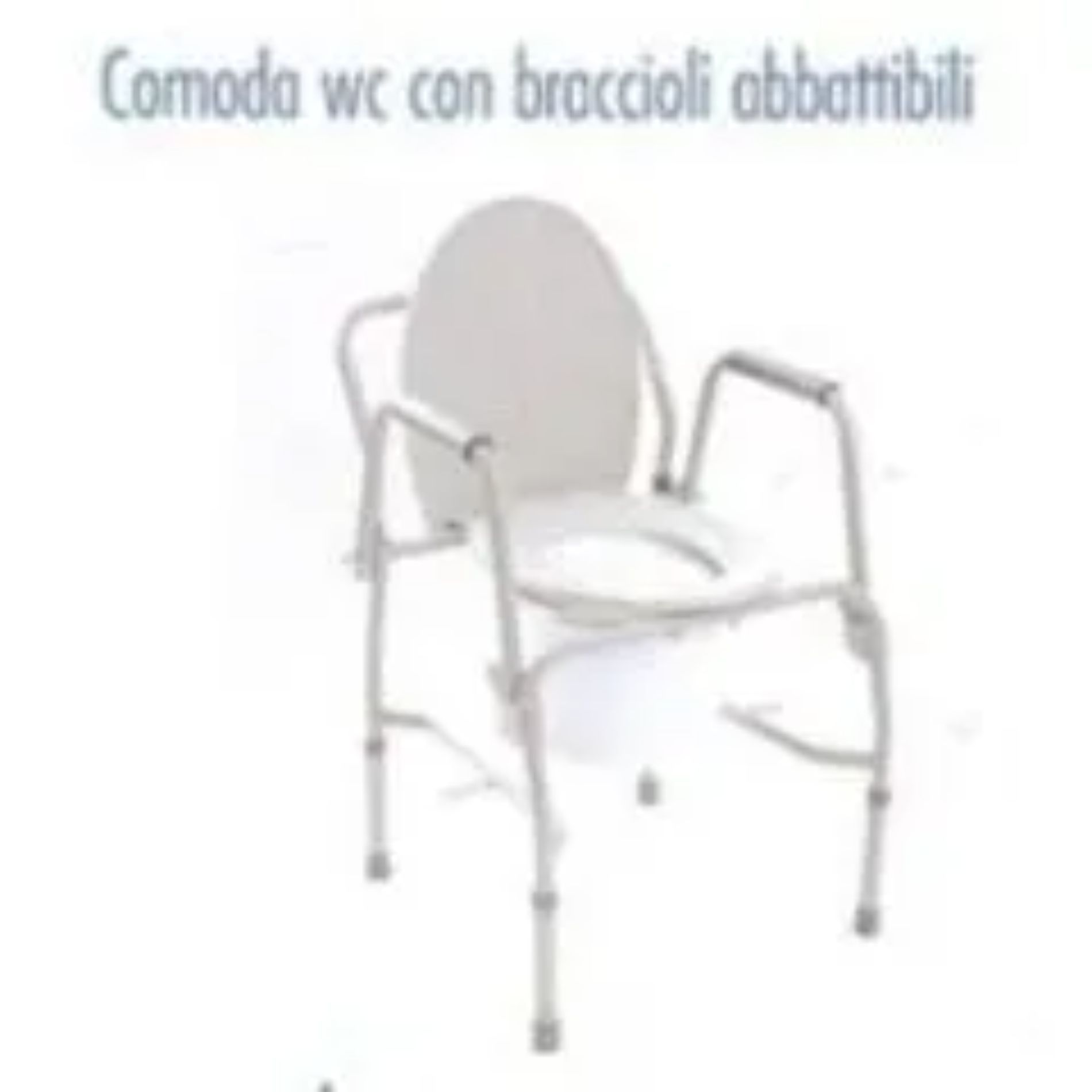 Comoda WC con braccioli