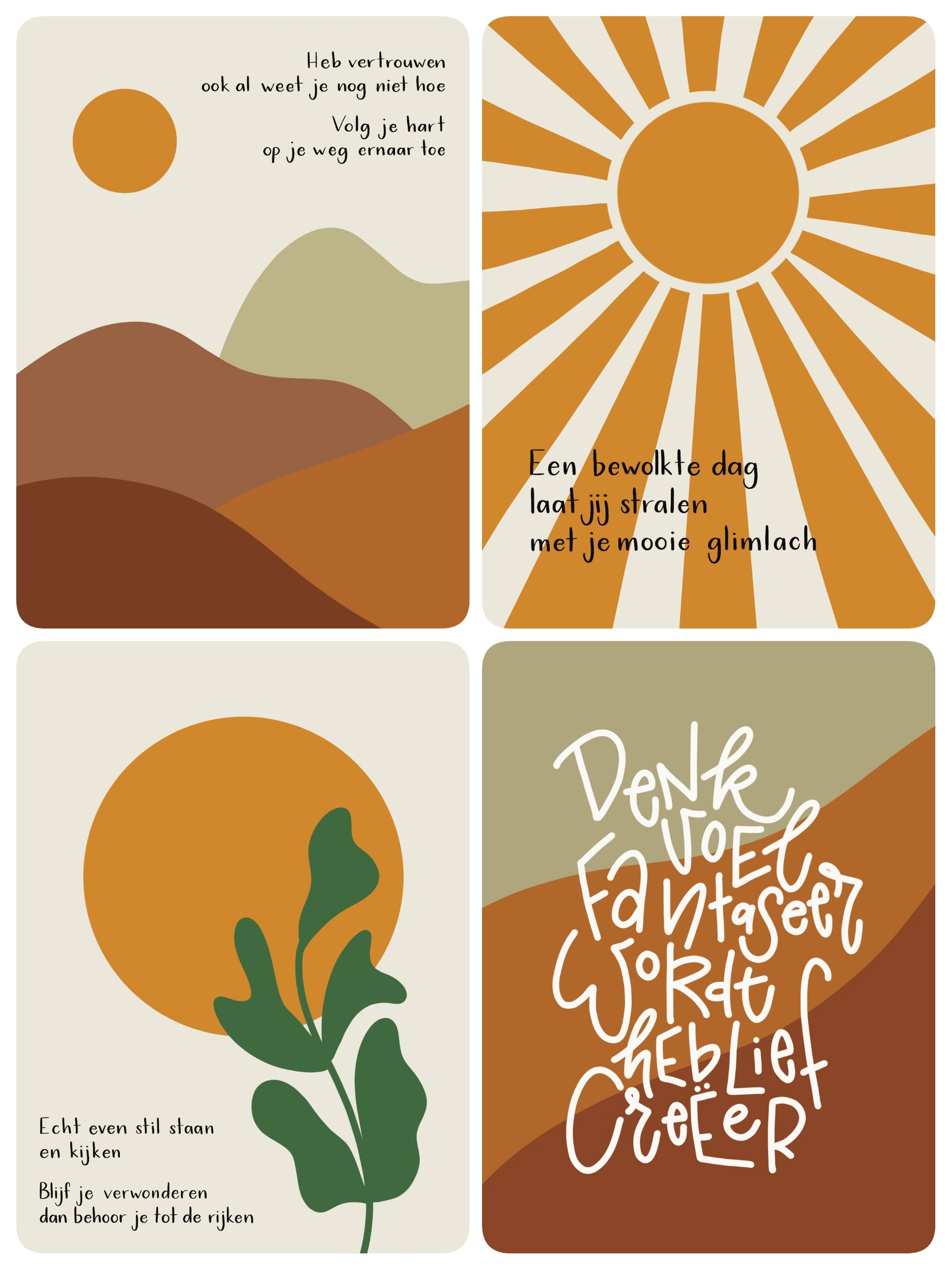 Kaartenset Pure Paper Studio x Femke Franken
