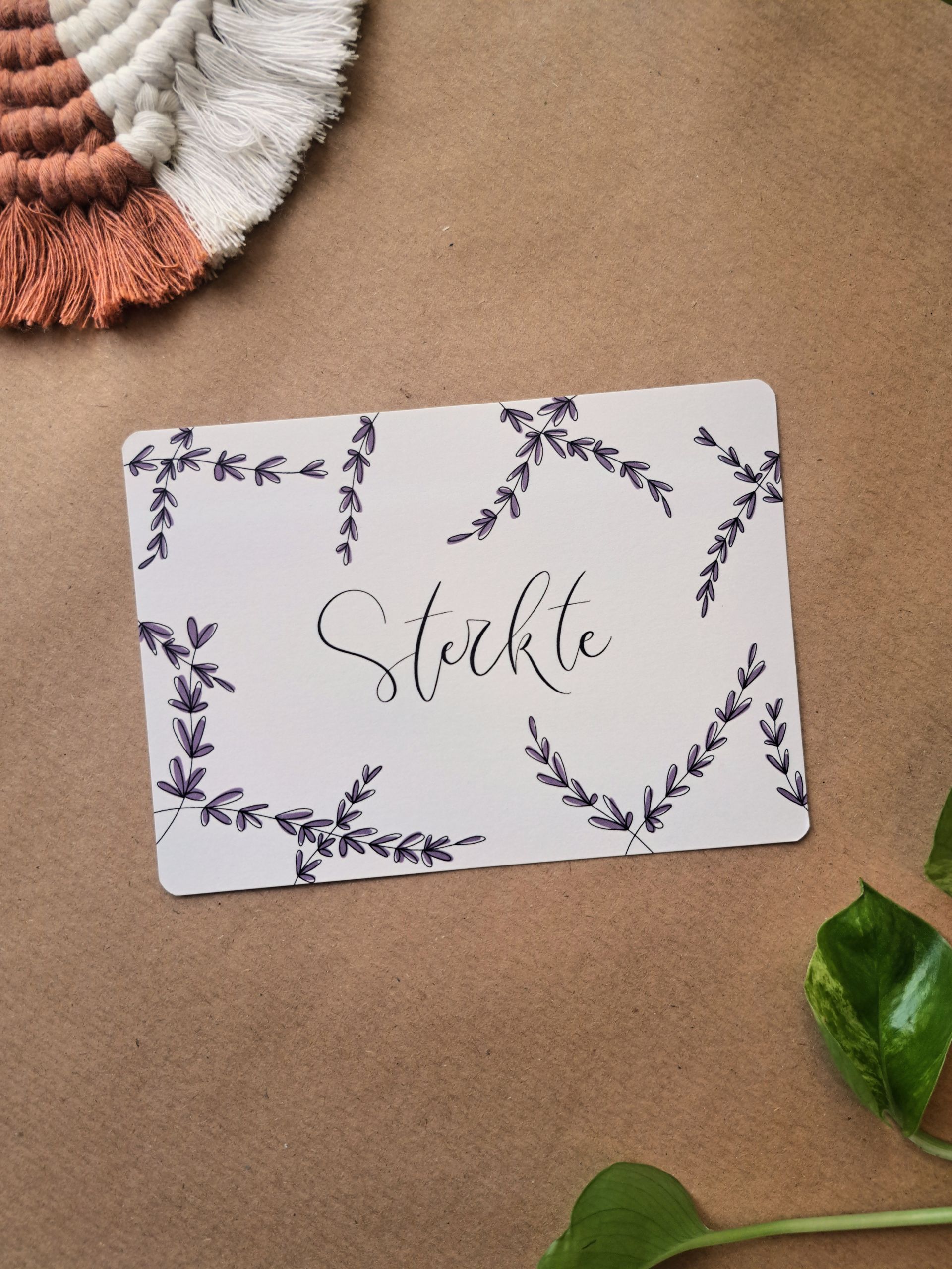wenskaart 'sterkte'