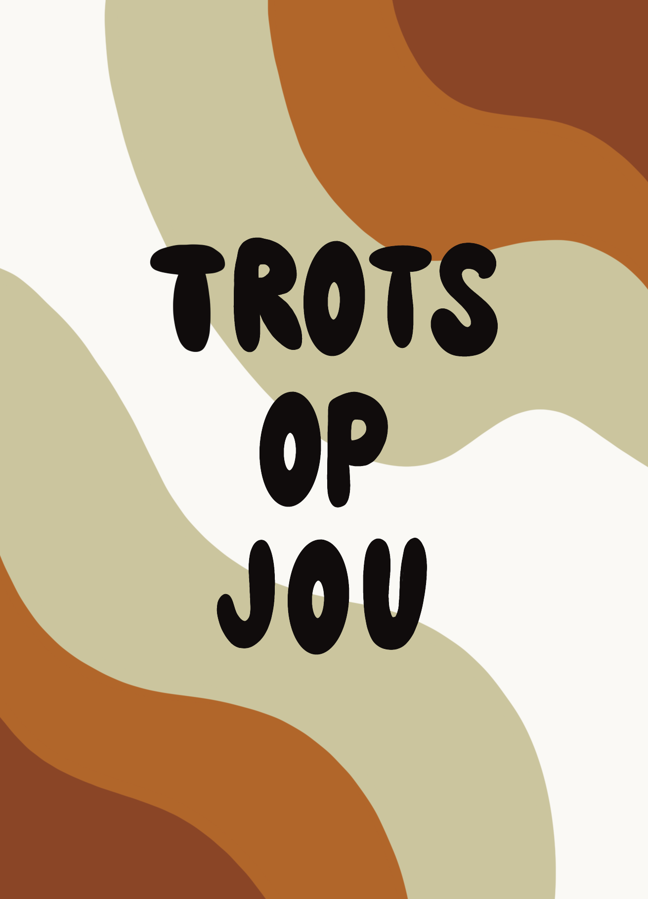 kaart trots op jou