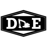 A white logo on a black background featuring the letters 