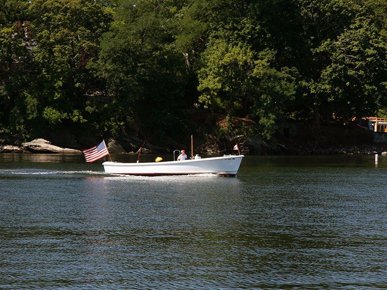 Boat in Greenwich Connecticut