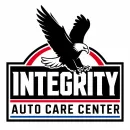 Logo for Demo Auto Repair: text with a gear icon, red and navy colors.