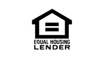 Equal Housing Lender logo in black with a house icon and text