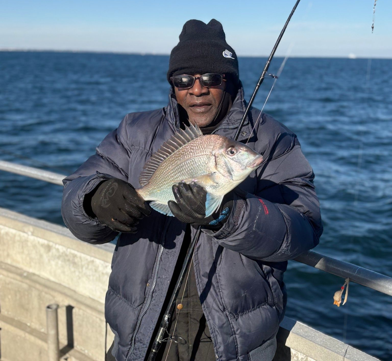Party boat Sea Bass catch Brielle NJ
