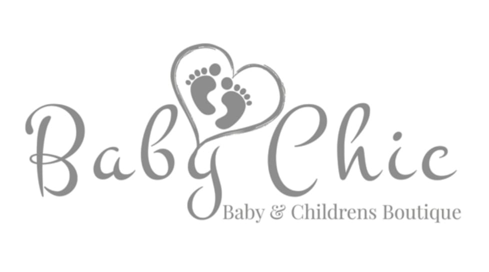 A logo for a baby and children 's boutique.