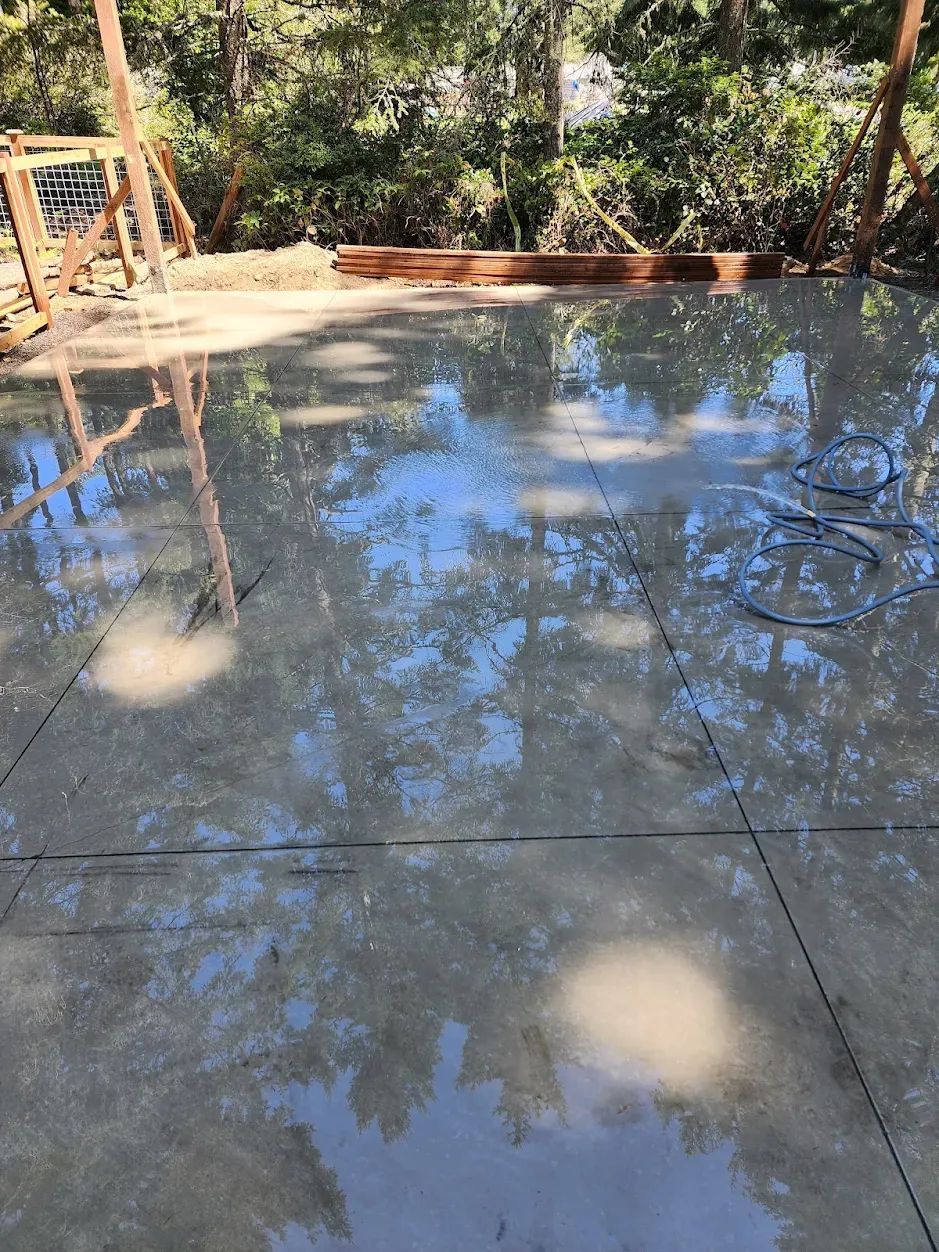 residential concrete patio