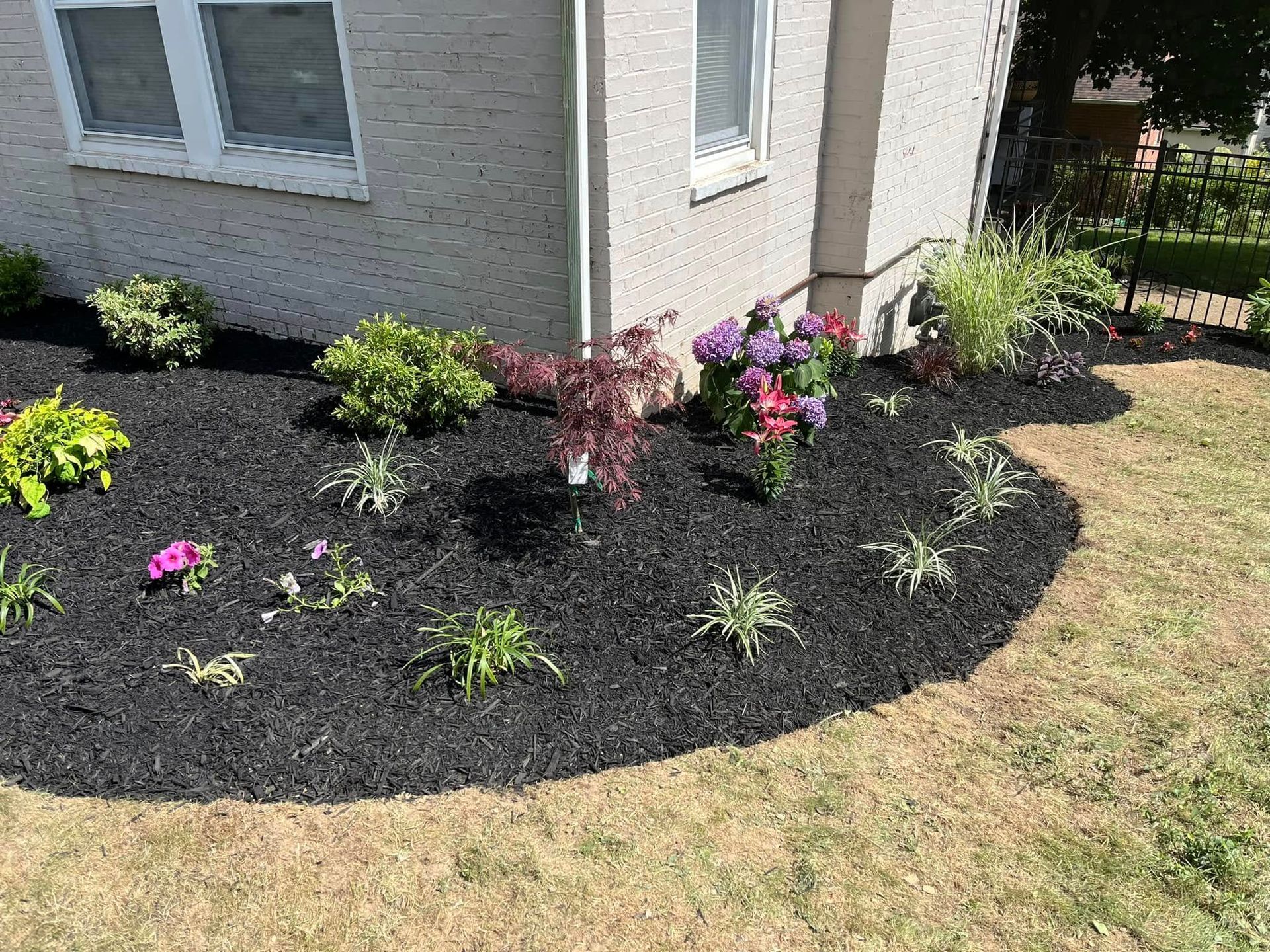 PRIMETIME lawn care and landscaping project - after