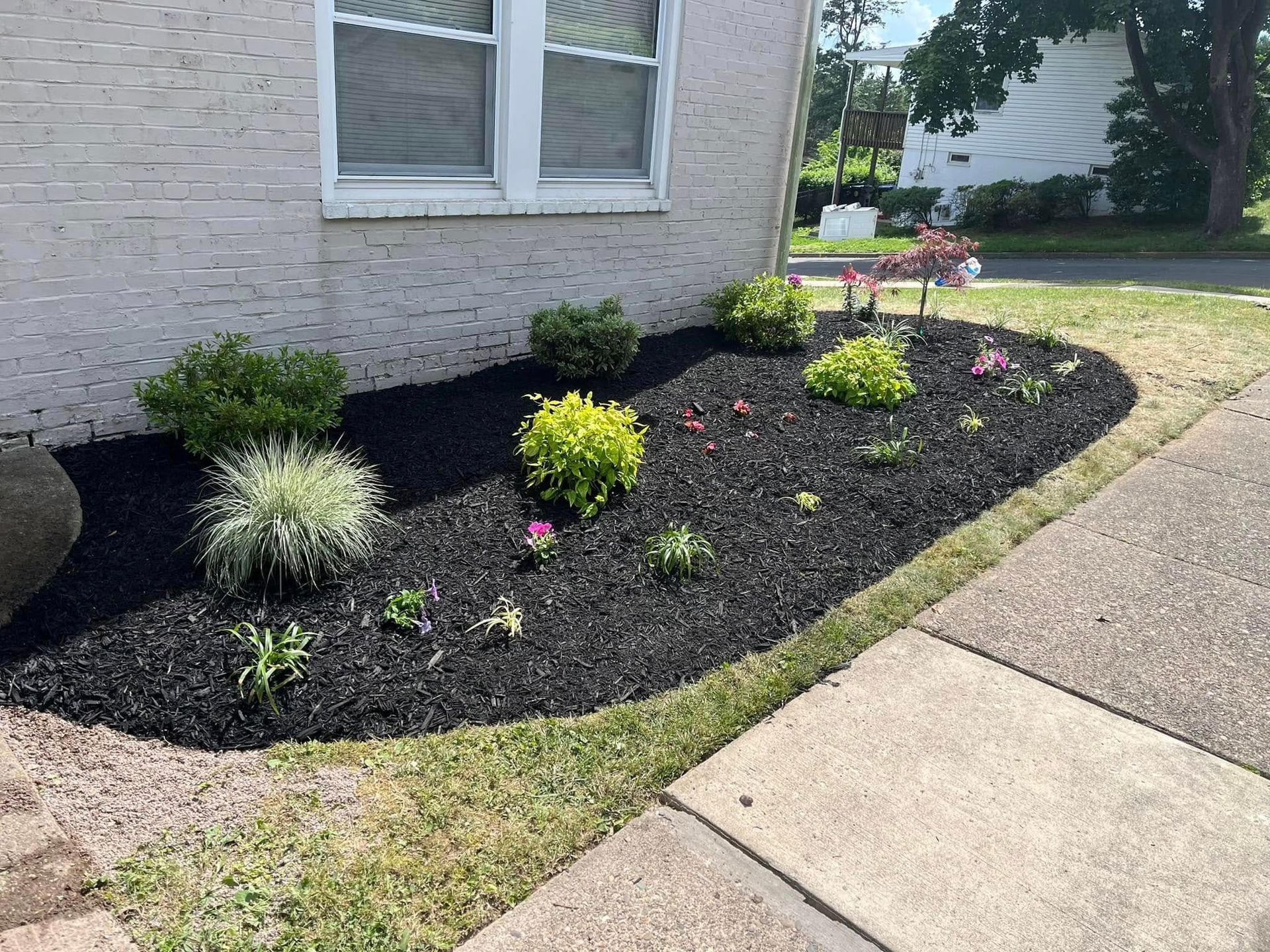 PRIMETIME lawn care and landscaping project - after