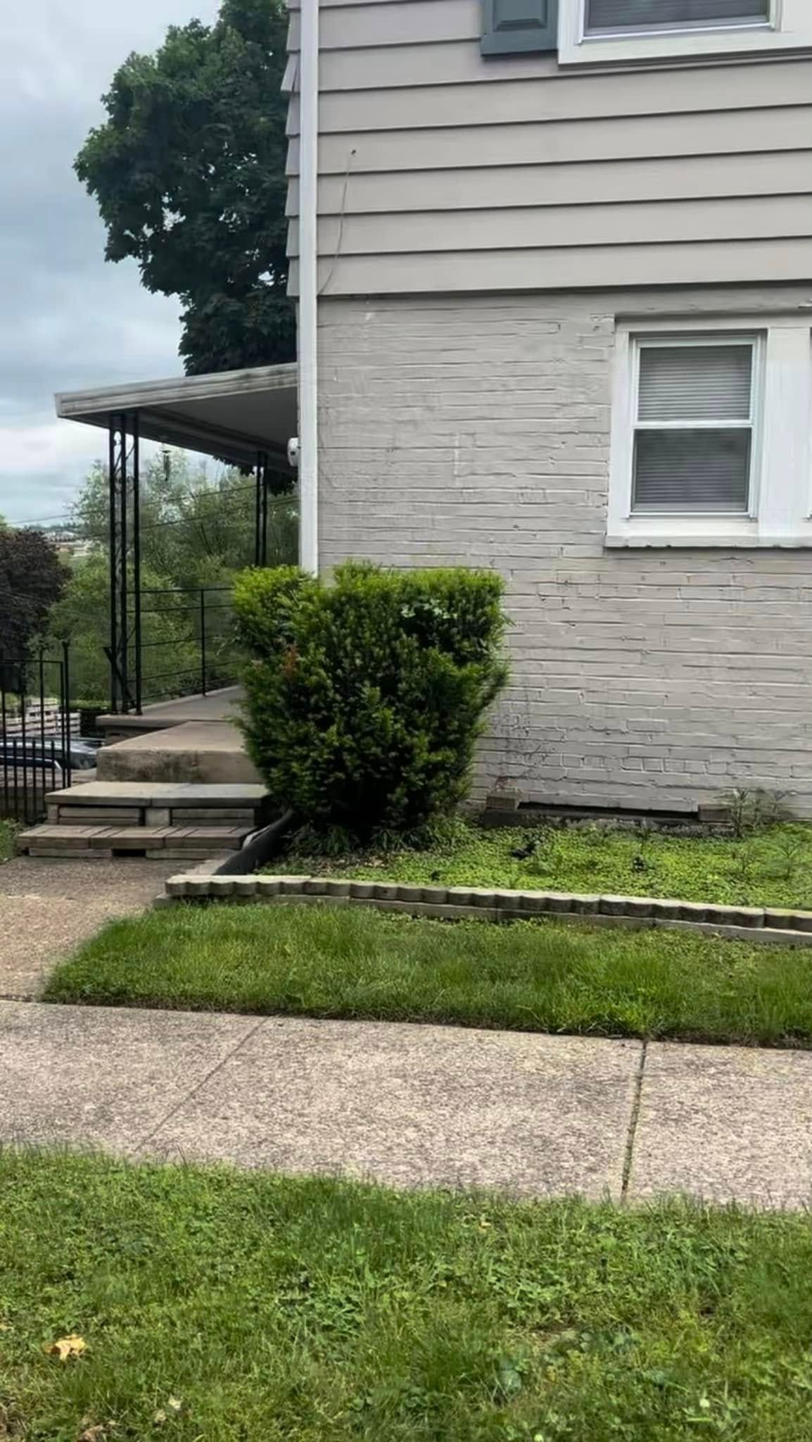 PRIMETIME lawn care and landscape project - before