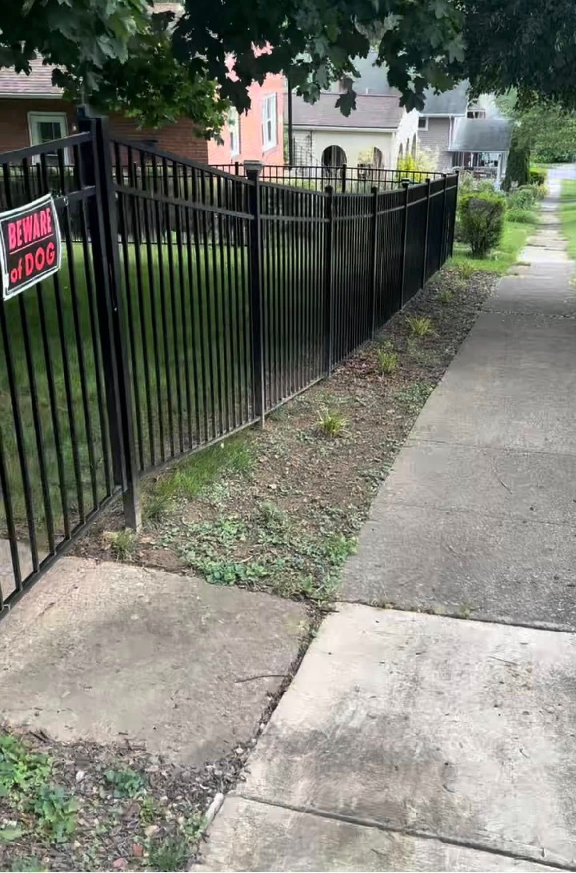 PRIMETIME lawn care and landscaping project - before