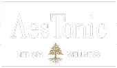 Gold tree emblem centered on a white background