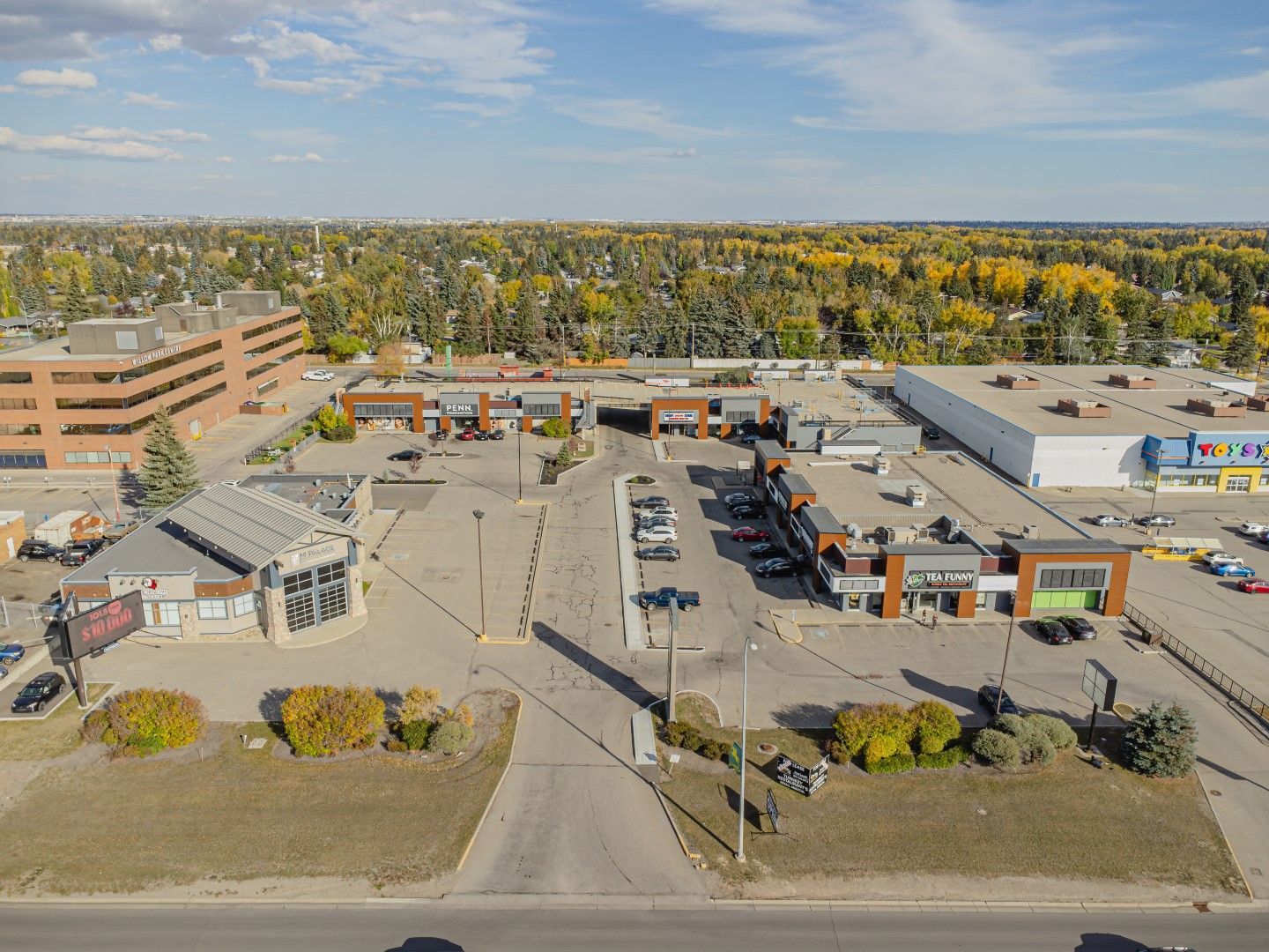 Aerial view of Century Park