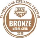 Bronze National Club Excellence Program for USA Swimming logo
