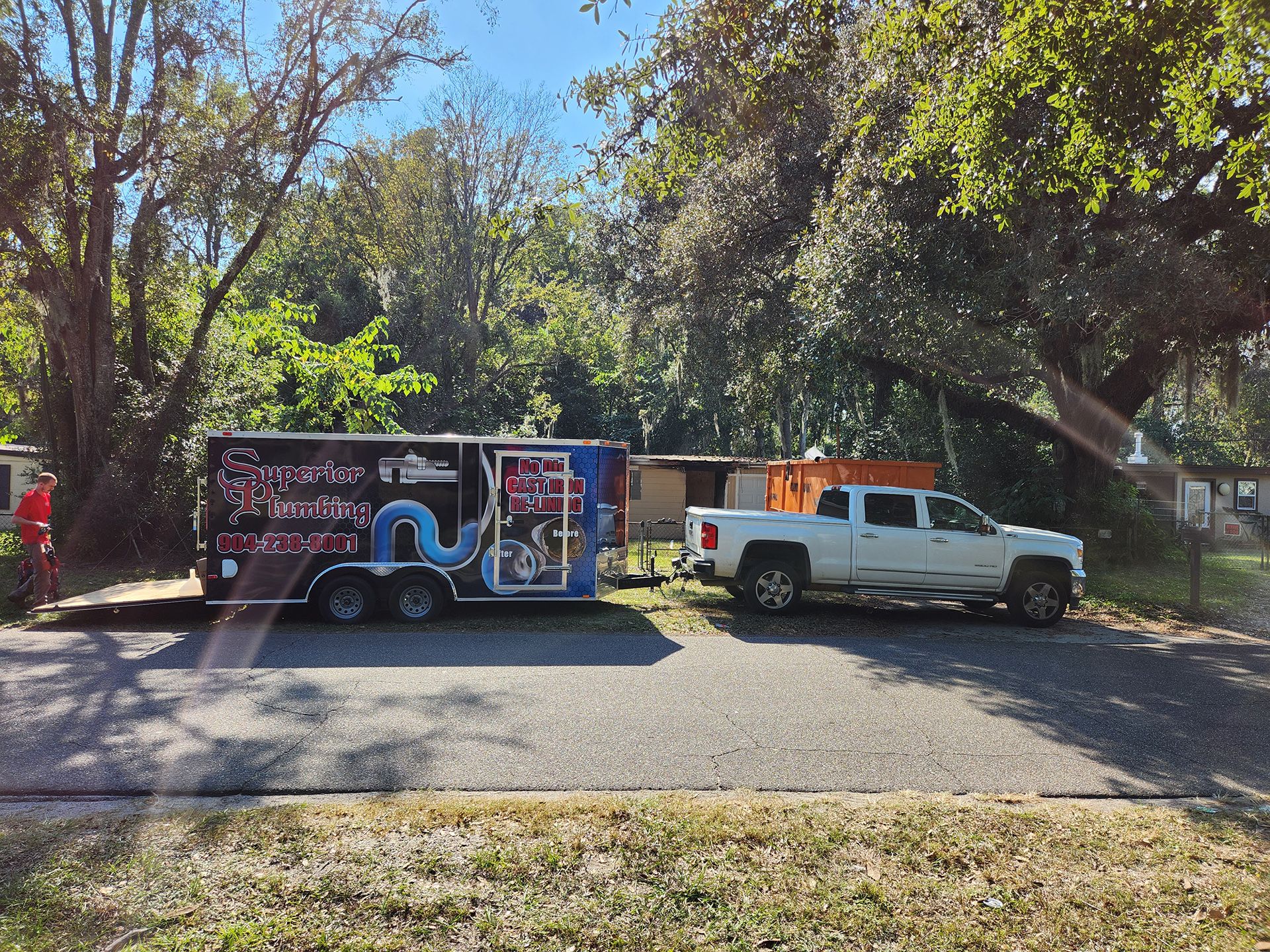 Track Plumbing Equipment with Superior Plumbing